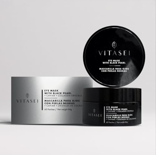 VITASEI Hydrating Eye Mask Patches with Black Pearl 60 - VITASEI Official Imagery - 1