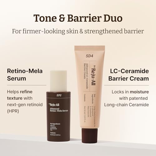 All Advanced Retino-Mela Serum + Advanced LC-Ceramide Barrier - Product Imagery