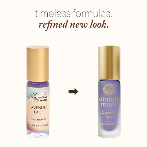Kuumba Made Lavender Lace Fragrance Oil Roll-On, Alcohol-Free, - Product Imagery