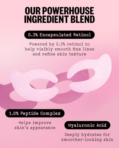 PEACE OUT Retinol Eye Lift Patches with Peptides (5 Pairs) - Product Imagery