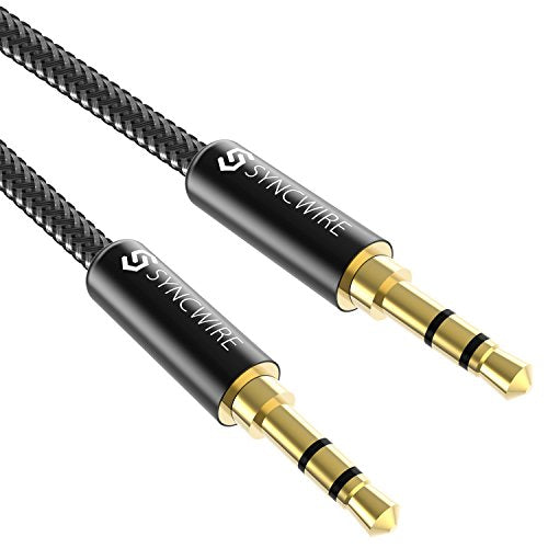 Syncwire Long Aux Cable 6.5Ft- Auxiliary Audio Cable for Headphon by SYNCWIRE - Angle View 1