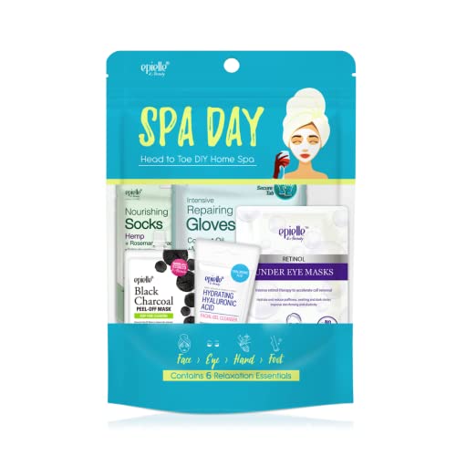 Epielle Spa Day Kit, 6 Relaxation Essentials, Hydrating & - Product Imagery