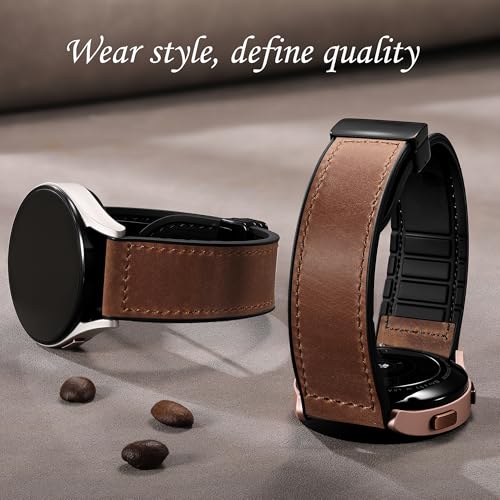 Magnetic Leather Bands Compatible with Samsung Galaxy Watch 7 - Product Imagery