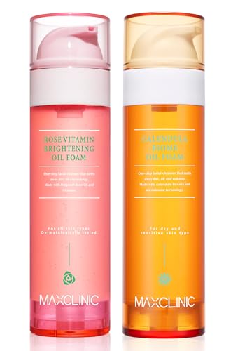 Rose Vitamin Calendula Biome Oil Foam Gift Set - MAXCLINIC Official Imagery - 1