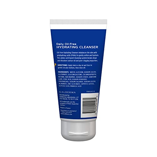 Differin Daily Oil Free Hydrating Face Wash for Acne Prone Skin, - Product Imagery