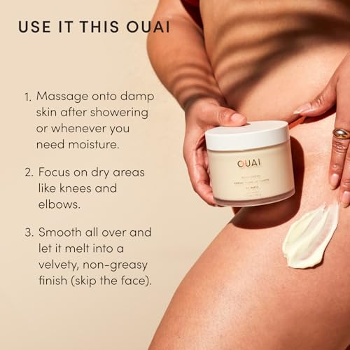 OUAI Body Cream - Hydrating Whipped Body Cream - St. Barts (7.5 - Product Imagery