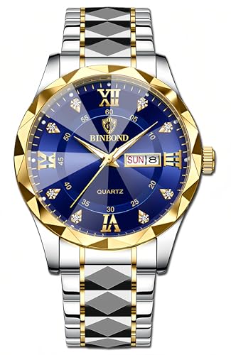 Gosasa Men Women Luxury Business Waterproof Watch Date Calendar - Product Imagery