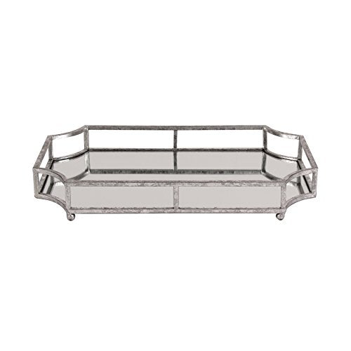 Kate and Laurel Ciel Metal Mirrored Ornate Scalloped Decorative - Product Imagery