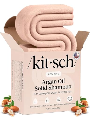 Elefair Tech Kitsch Argan Oil Shampoo Bar Soap for Hair Growth - & 3 - Elefair Tech Official Product View 1
