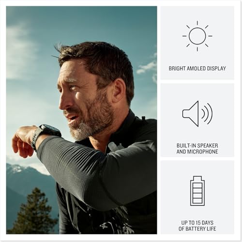 Garmin fēnix® 8 Pro, 47mm, Sapphire, Titanium, Graphite/Black - Product Imagery