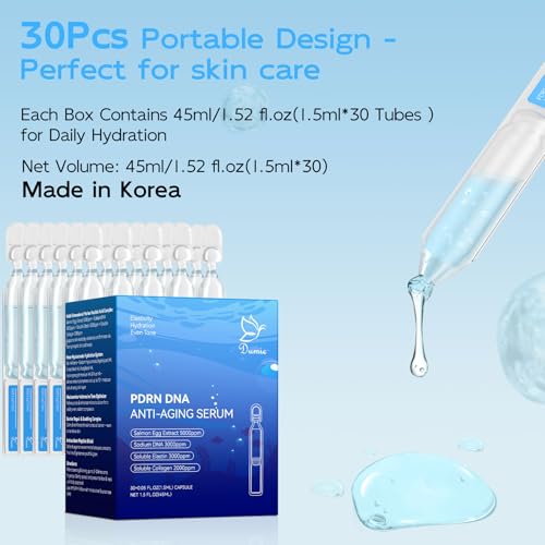 Salmon DNA PDRN Anti-Aging Serum, 5000ppm Salmon Egg DNA - Product Imagery