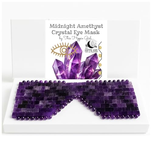 This Hippie Girl Amethyst Eye Mask Natural Crystal Facial - Boho Aromatic Official Imagery - 1