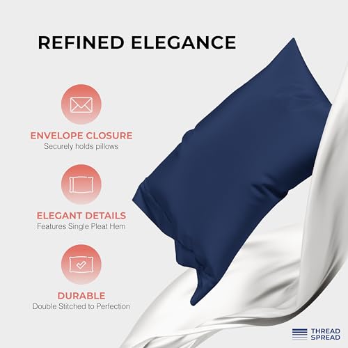 THREAD SPREAD 100% Egyptian Cotton Sheets California King Size - - Product Imagery