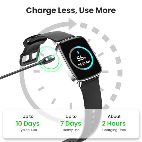 Smart Watch for Women Men, 2 Bands Health&Fitness Watch for - Product Imagery