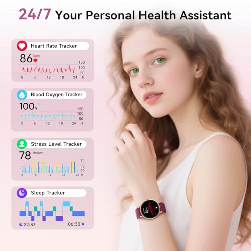 Fitpolo Smart Watch for Women, 105+ Sports Modes Fitness Tracker - Product Imagery
