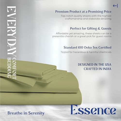 Mayfair Linen 100% Organic Cotton Sheets Twin XL Size - 3 PC - Product Imagery