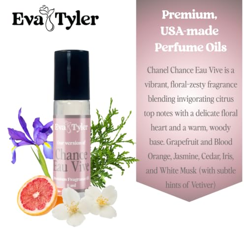 Chance Eau Vive Original Premium Perfume Roll on Oil | USA made - Product Imagery