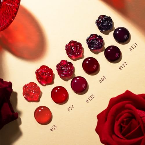 GELLEN Dark Red Nail Polish Set Fall Winter, No Light Needed, - Product Imagery