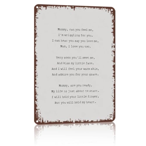 8x12 Inch Aluminum Wall Sign, Vintage Unframed Metal Poster, - Product Imagery