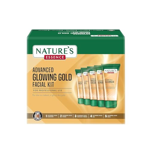 Nature s Essence Glowing Gold Facial Kit 500 grams - NATURES ESSENCE Official Imagery - 1