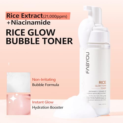 Rice Glow Bubble Toner 5.07 fl oz - Milky Toner for Sensitive - Product Imagery