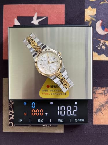 OLAZONE Mens Watches Men’s Quartz Analog Watch Stainless Steel - Product Imagery