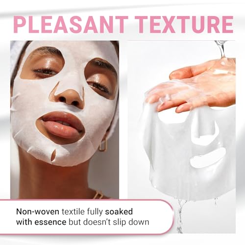 VIABEAUTY 8 Pack of Collagen Face Mask with Ceramides - - Product Imagery