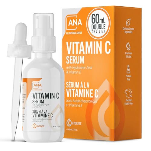 All Natural Advice Vitamin C Serum - 20% Vitamin C Face Serum Solution with - All Natural Advice Official Product View 1