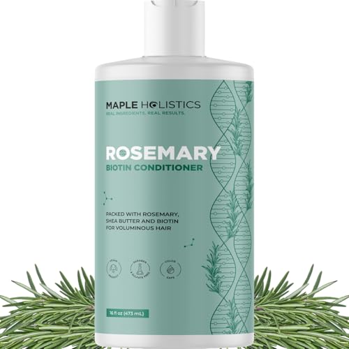 Biotin Rosemary Conditioner for Thinning Hair - Maple Holistics Official Imagery - 1