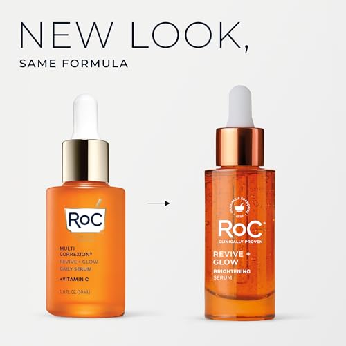 RoC Vitamin C Serum for Face Multi Correxion Revive + Glow, 10% - Product Imagery