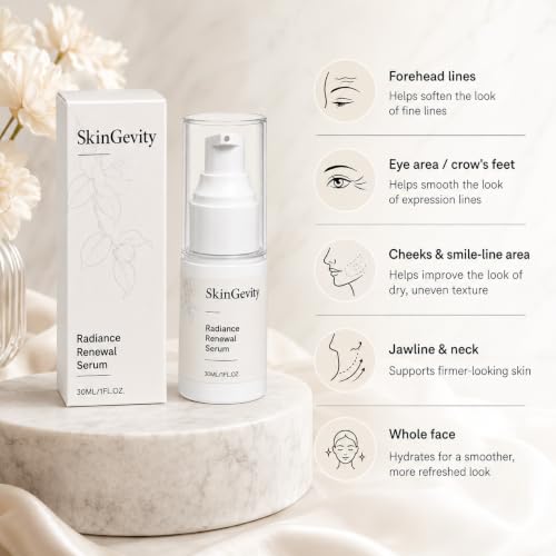 Radiance Renewal Serum for Radiant Glow, Hydrated Smooth Skin - Product Imagery