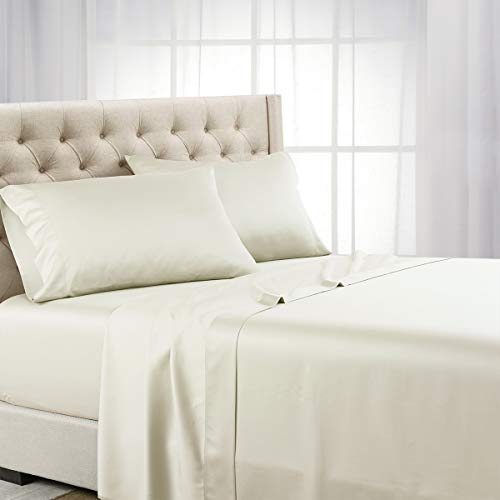 Royal Hotel Split King Tencel Lyocell Sheets Set, 600 Thread - Product Imagery