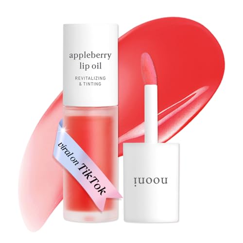 NOONI Korean Lip Oil - Appleberry Plumping & Hydrating Tinted - NOONI Official Product View 1