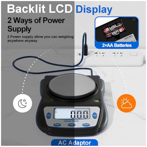 Digital Lab Scale 600g X 0.01g Accuracy - Product Imagery