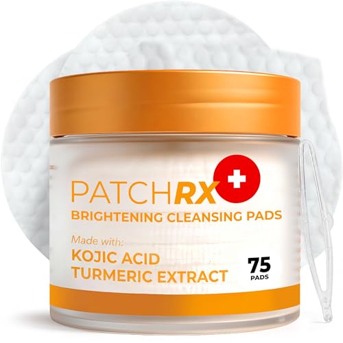 PatchRx Kojic Acid Pads, Kojic Acid Face & Body Cleansing Pads, - Product Imagery