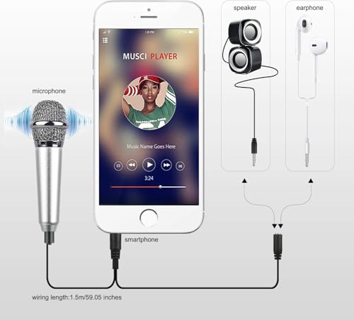 Mini Portable Vocal/Instrument Microphone for Voice Video - Product Imagery