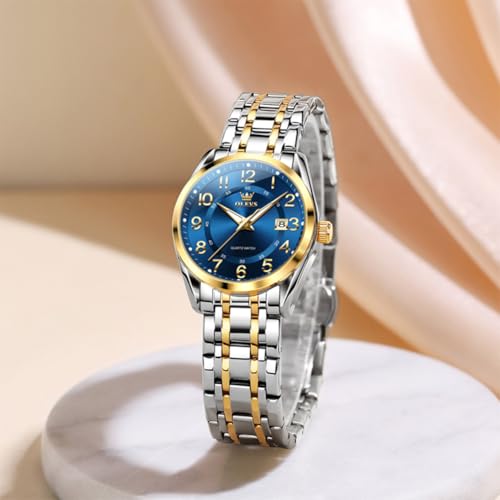 OLEVS Womens Watches Classic Dress Female Wristwatch Ladies - Product Imagery