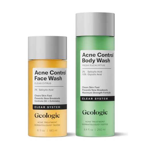 Geologie Derm Designed Acne Skincare Bundle 2 Salicylic Acid - Geologie Official Imagery - 1