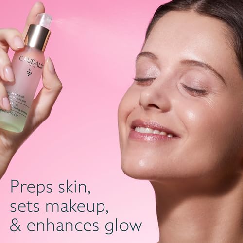 Caudalie Beauty Elixir Prep, Set Makeup, Glow Face Mist - Product Imagery