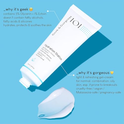 Geek & Gorgeous Hydration Station Gel Cream, Glycerin, 1.69 oz - Product Imagery