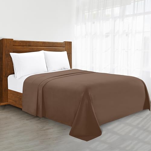 Luxury Flat Sheet on Amazon Elegant Comfort Wrinkle-Free 1500 - Product Imagery