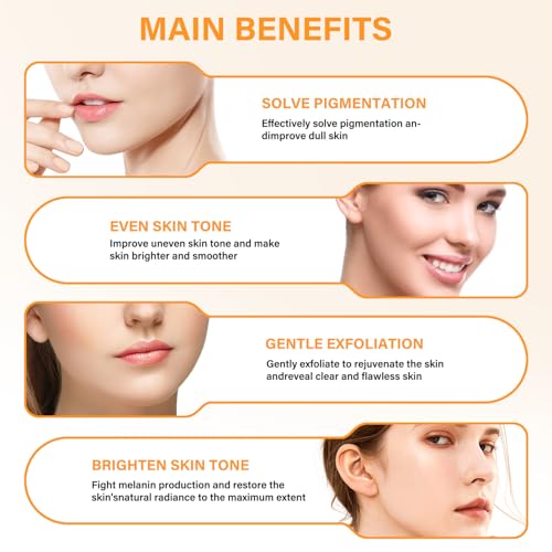 Kojic Acid Soap 4 Packs 14oz,Turmeric Soap, Dark Spot Remover - Product Imagery