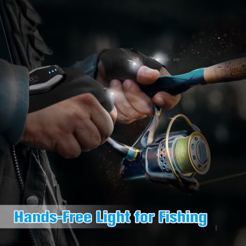 Gifts for Men LED Flashlight Gloves, Anniversary Birthday Gifts - Product Imagery
