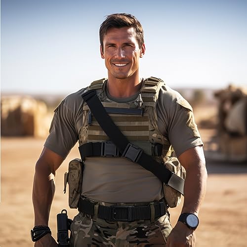 JUKMO Men's 1.5" Ratchet Nylon Tactical Work Belt - Product Imagery