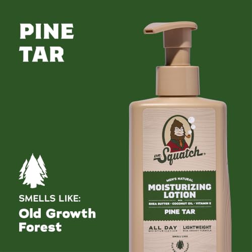Dr. Squatch Natural Hand and Body Lotion for Men - Made with - Product Imagery