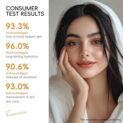 Turmeric Vitamin C Skin Care Set, 5PCS Beauty Routine for Women - Product Imagery