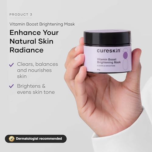 Cureskin 3-in-1 Skin Radiance Kit | Under Eye Gel + Vitamin - Product Imagery