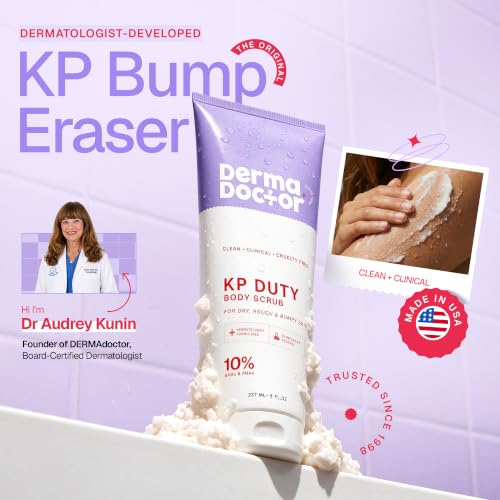DERMAdoctor KP Bump Eraser Body Scrub for Keratosis Pilaris, 8 - Product Imagery
