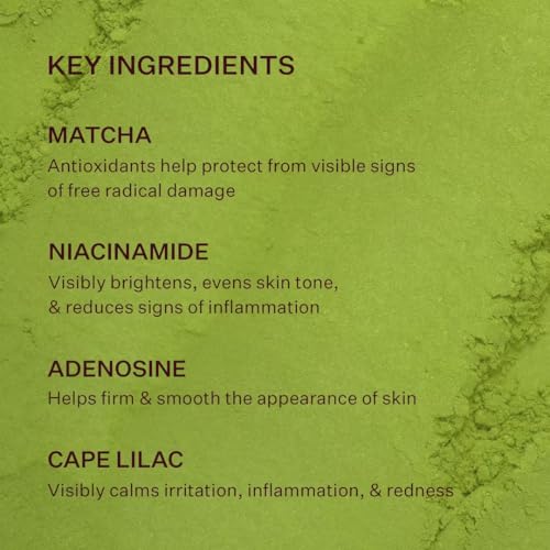 Peach & Lily - Matcha Pudding Antioxidant Cream (1.69 fl oz) - - Product Imagery