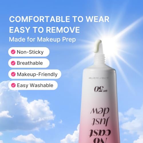 medicube Sunscreen No Cast Just Dew PDRN Hydrating UV Sun Serum, - Product Imagery